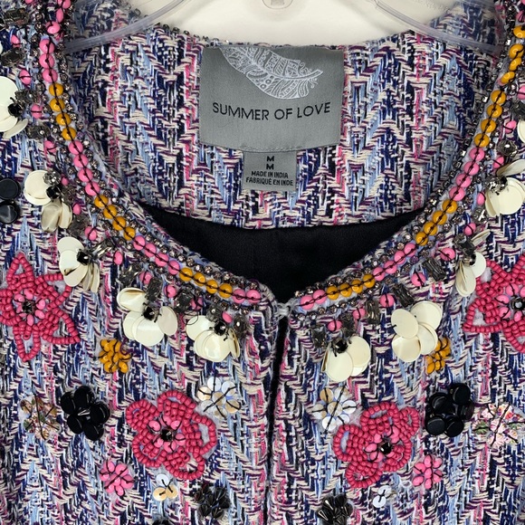 Hand Embroidered Blazer - Picture 4 of 6